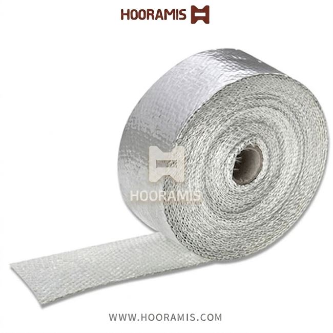 نوار فویلدار 10 سانتی متری 1.5 میلی متری (Aluminum Foil Fiberglass Tape 10cm.1.5mm)